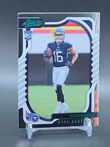 2022 Panini Absolute Green Novato #112 TREYLON BURKS Tennessee Titans radiocontrol - Imagen 1 de 2