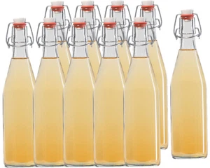 10 Leere Glasflaschen mit Bügelverschluss Bügelflasche 0,5L 500 ml Typ A Flasche - Bild 1 von 5