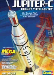 Revell Jupiter C Rocket w/Gantry 1/110 Scale 3706 Plastic Model Kit Spacecraft - Picture 1 of 1