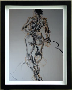 Dessin Gouache NU FEMININ de MIGUEL ALCALA (L) - Imagen 1 de 7