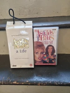 Ab Fab (Absolutely Fabulous) VHS  x 2 Absolutely Not & A Life FREE POST - Picture 1 of 1