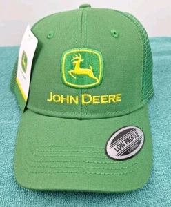 NUEVA GORRA DE BÉISBOL AUTÉNTICA JOHN DEERE VERDE SNAPBACK NUEVA CON ETIQUETAS ROPA DE GRANJA - Imagen 1 de 5