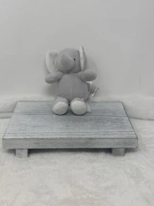 Carter’s Gray ELEPHANT Rattle 6” Plush Toy - Picture 1 of 2