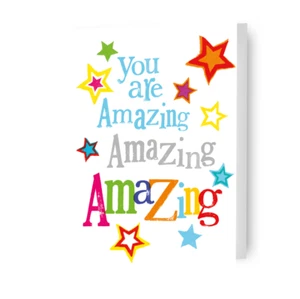 Tarjeta de felicitación de cumpleaños Brightside 'You Are Amazing Amazing' - Imagen 1 de 7