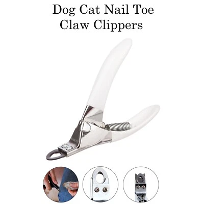 Pet Nail Clippers Dog Puppy Cat Claw Nail File Trimmer Scissors UK - Image 1 of 4