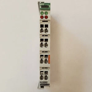 BECKHOFF - KL3202 - 2-CHANNEL PT100 RTD INPUT TERMINAL - Picture 1 of 6