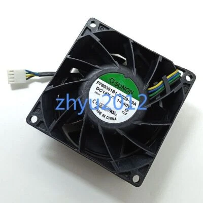 1pc SUNON PF80381B1-Q029-S9A 8CM 8038 12V 14.40W 4-wire Cooling Fan - Image 1 of 4