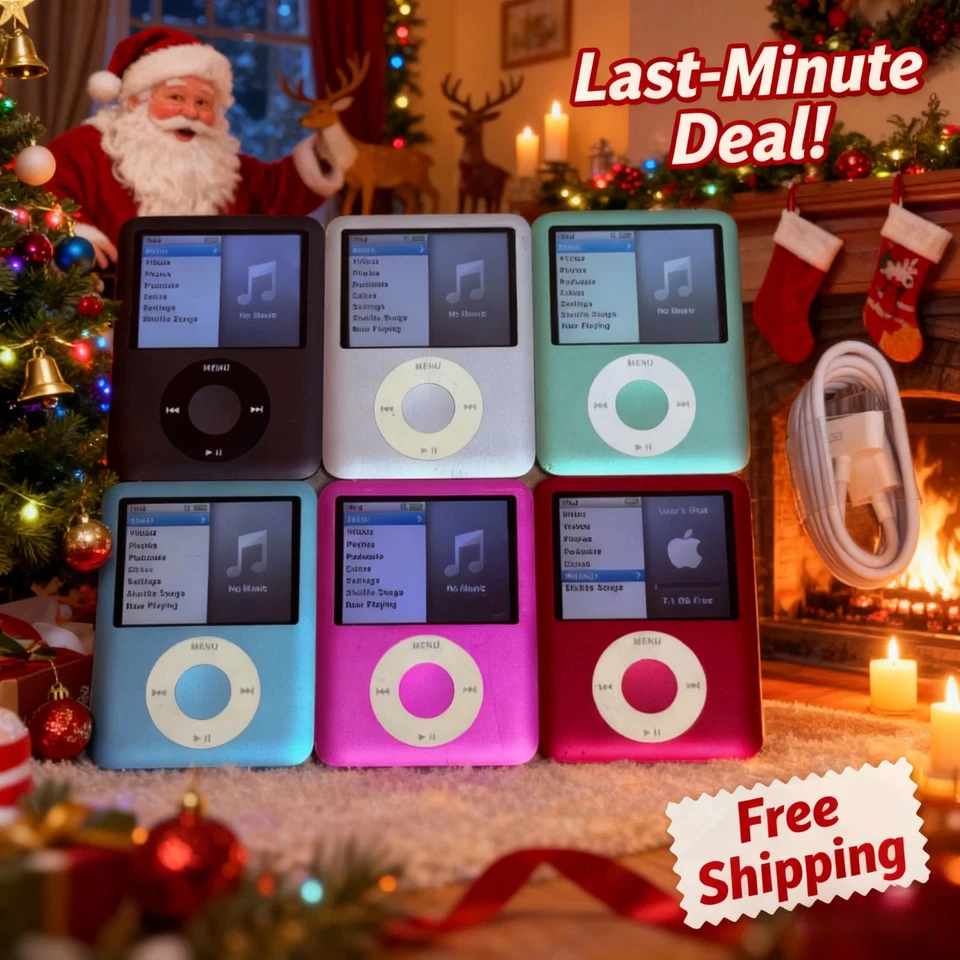 Apple iPod Nano 3rd Generation 4GB 8GB-All Colors-MP3 Players 100% Testing Work - Image 1 of 2