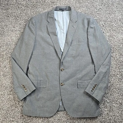 J Crew Ludlow Blazer Mens 42R Gray Carpini Made In Italy 2-Button Cotton Sport - Image 1 of 4