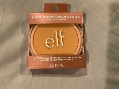 New E.L.F ELF Cosmetics Halo Glow Powder Filter Pressed Powder Medium Neutral - Image 1 of 2