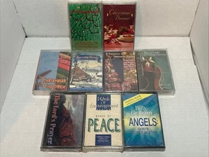 Lot of 9 Cassette Tapes - NEW SEALED - Christmas & Motivational - Picture 1 of 10