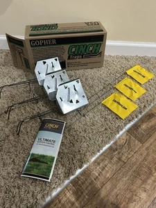 CINCH Traps 3 in. Medium Gopher Kit Steel Pest Trap Outdoor Lawn Garden Control - Picture 1 of 8