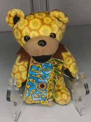 Oso de frijol Grateful Dead Bean de colección 2001 de Liquid Blue Sun Flower  Foto 1 de 2