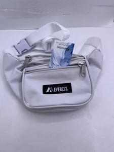 Vintage Everest Original Top Sports Nylon Fanny Pack Travel White - Picture 1 of 5
