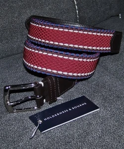 NUOVA HOLDERNESS & BOURNE cintura elastica tessuto SHINNECOCK HILL GOLF CLUB molte taglie - Foto 1 di 37