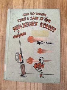 DR. SEUSS, And To Think That I Saw It on Mulberry Street, 1937 Hardcover Rare! - Imagen 1 de 24