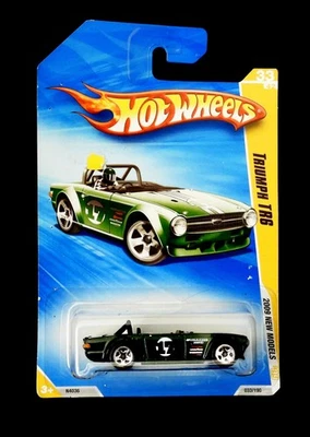 Nuevos modelos Triumph TR6 #33 verde Hot Wheels 2009 Foto 1 de 4
