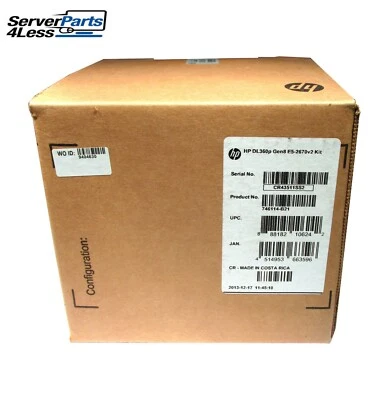 746114-B21 **NEW RETAIL**HP DL360P GEN8 E5-2670V2 PROCESSOR KIT - Image 1 of 3