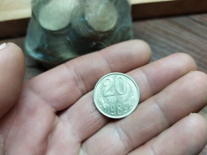 ✅ Coins of 20 kopecks of the USSR 177 pieces of different years - Picture 1 of 2