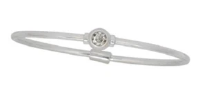 Cape Cod Inspired April Birthstone Jewelry Sterling Silver Bracelet Size 7 - Picture 1 of 1