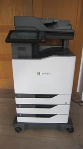LEXMARK XC8160dte COLOUR LASER PRINTER WITH 3 CASSETTES - £825 + VAT - Picture 1 of 6