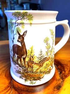 Taza de cerámica Holkham vintage 1970 taza grande para cerveza o cacao elegante vintage - Imagen 1 de 8