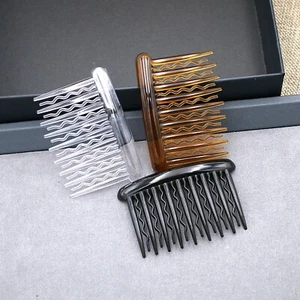 4 pcs Fashion French Side Hair Combs Slides Grips Clips Twist Comb 78mm Hair Acc - Picture 1 of 12