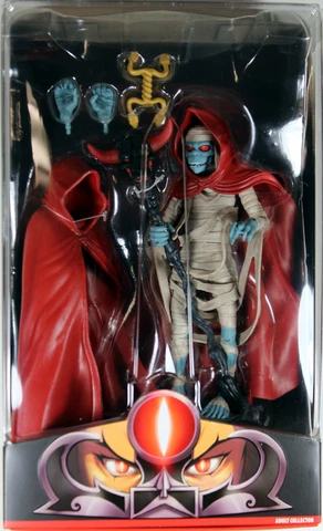 THUNDERCATS ~ MUMM-RA ACTION FIGURE ~ Matty Club Third Earth Exclusive ~ MATTEL Cover
