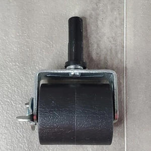 Heavy Duty Metal Bed Frame Replacement Wheel Caster In Black W/Cover - Picture 1 of 4