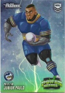 2022 Nrl Traders Power Heroes (PH 11 / 18) Junior PAULO Eels - Picture 1 of 1
