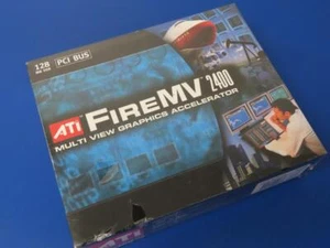 New Sealed ATI FireMV 2400 PCI 128 MB DDR Low Profile Workstation Video Card - Picture 1 of 4