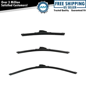 Trico Ice & Ice Windshield Wiper Blade Front & Rear 3pc Set - Picture 1 of 4