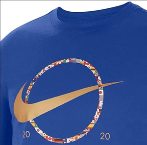 Nike Sportswear International Swoosh Men T-Shirt White CT6871 480 Small - Picture 1 of 3