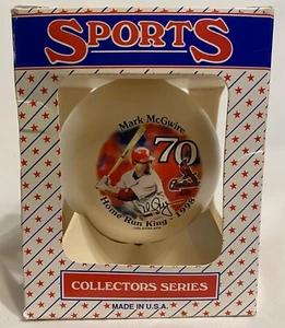 Sports Collectors Series Christmas Ornament Mark McGwire 70 Home Run Season 1998 - Picture 1 of 8