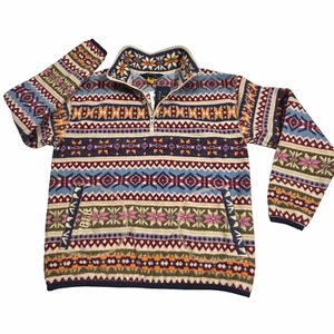 Polo Ralph Lauren Pullover Youth Girls Large 12-14 Striped Aztec Navajo NWT - Picture 1 of 10
