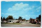 1953 Motel Nickell Roadside Scene Orlando Winter Park Florida FL Posted Postcard