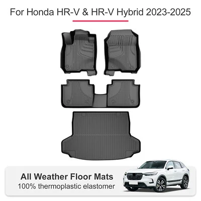 For Car 2023-2026 Honda HRV HR-V Hybrid 3D Floor Mats Trunk Mat Cargo Liner Foto 1 de 4