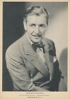 Ronald Colman Original Vintage 1930S Paramount Studio Aquatoned Portrait Photo
