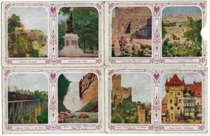 Lot, Four World View PC Early 1900's, Civil War, Yellowstone, RPO Cancel - Picture 1 of 2