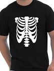 Skeleton Mens T-Shirt Fancy Dress Halloween Funny Birthday Gift  Size S-XXL