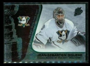 2003 PACIFIC QUEST FOR CUP Hockey Trading Card #1 JEAN-SEBASTIEN GIGUERE Ducks
