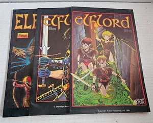 Lotto di 3 numeri fumetti vintage 1986 Aircel Comics Elf Lord #2, #3 e #4 - Foto 1 di 11