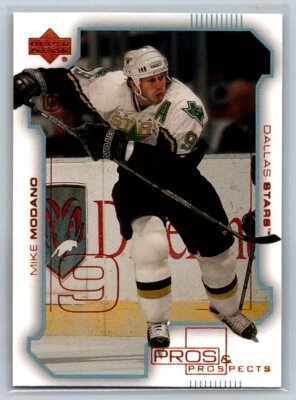 2000 Upper Deck Pros & Prospects #27 Mike Modano Dallas Stars   HOF - Image 1 of 2