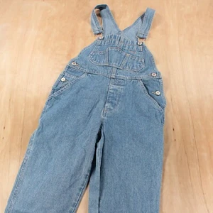 vtg 90s y2k GAP carpenter denim bib overalls girl's youth SMALL 28x21 actual - Picture 1 of 7