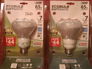 2 Feit R30 CFL 15W =65W Soft White Bulbs - Picture 1 of 3