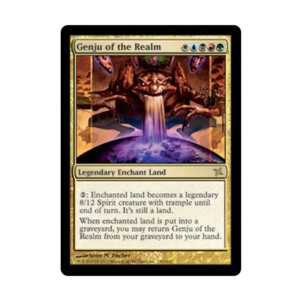 WOTC MtG Betrayers of Kamigawa Genju of the Realm (R) VG - Image 1 of 1