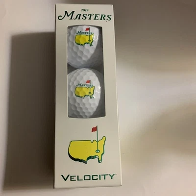 Pelotas de golf Masters 2019 sin abrir Augusta Foto 1 de 4