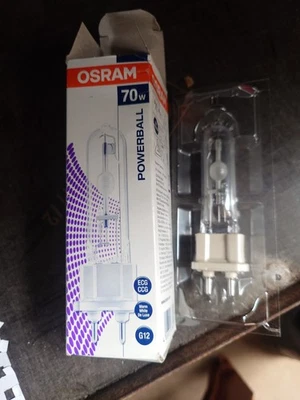 Osram Powerball HCI-T 70W 830 WDL Warm White De Luxe G12 Pack Of 12 - Image 1 of 2