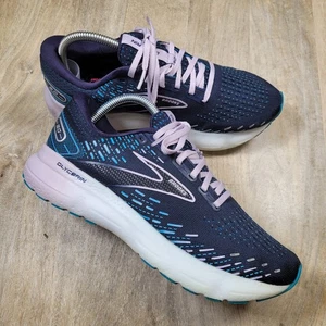 Brooks Womens Glycerin 20 Blue Running Sneakers Shoes 1203691B499 Size 9.5 B - Picture 1 of 15