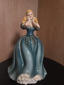 Antike Belle Aschenputtel Figur handbemalt Mid Century  - Bild 1 von 6